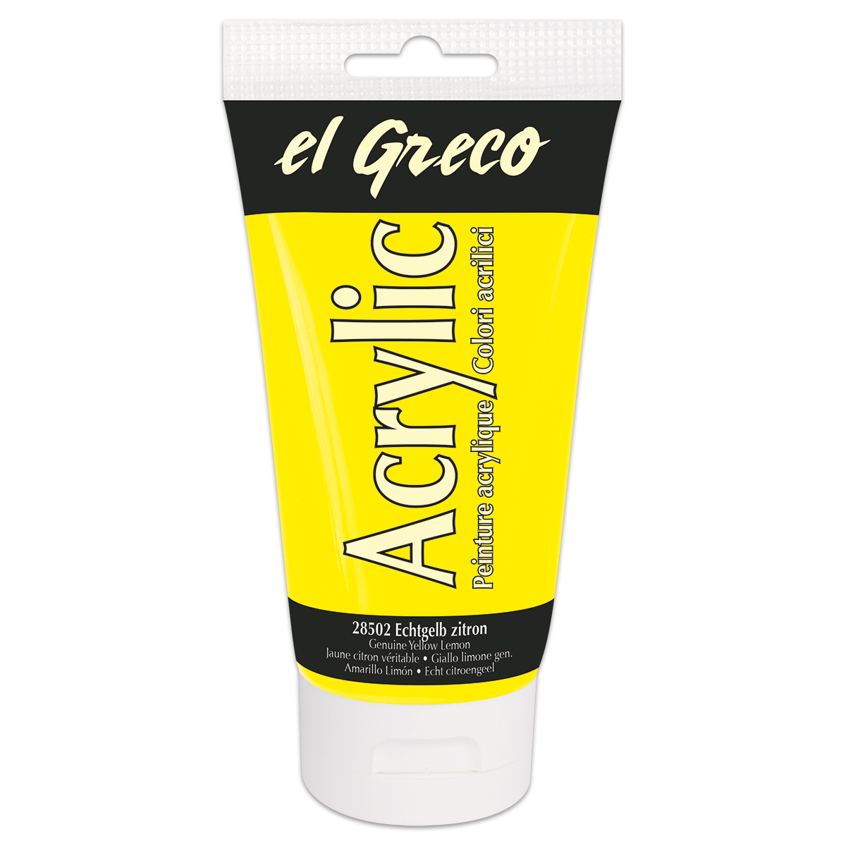 el Greco Acrylic 150ml echtgelb zitron