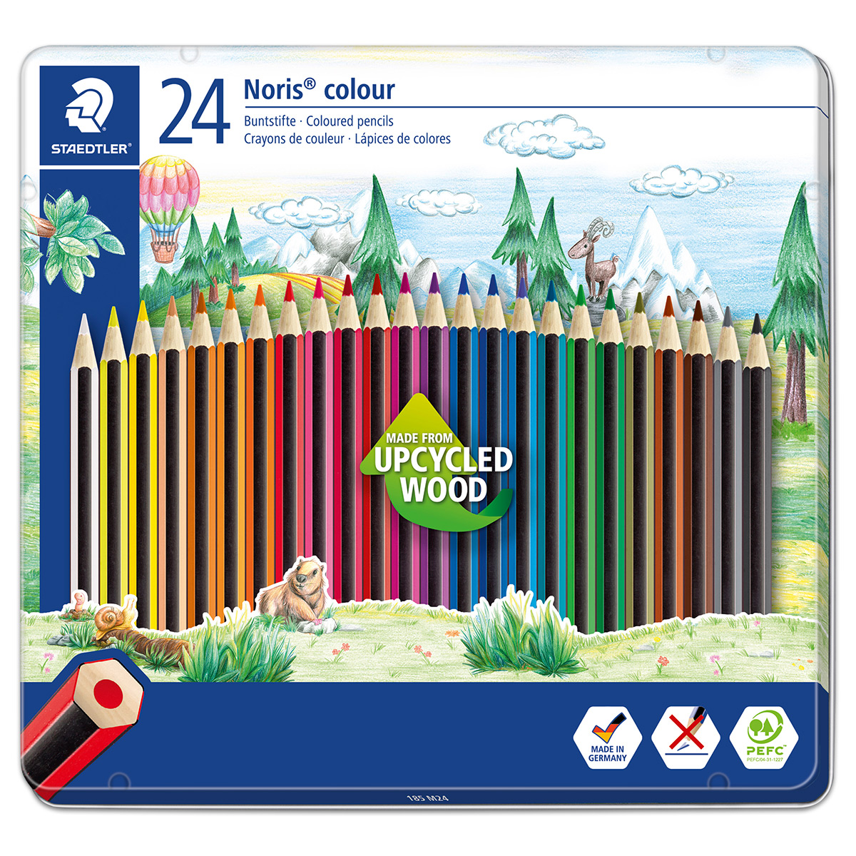 53218324d1ZMnWOjocgYz Noris colour 185 Mine 3mm 24 Farbstifte/Farben