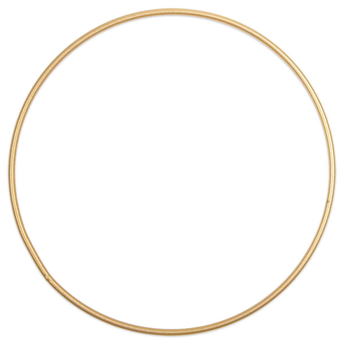 Metallring Ø 15cm ca. 3mm goldfarben beschichtet Metallring Ø 15cm ca. 3mm goldfarben beschichtet