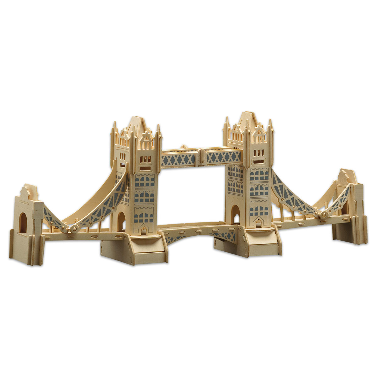 Holzbausatz London Tower Bridge 58x22cm 107 Teile