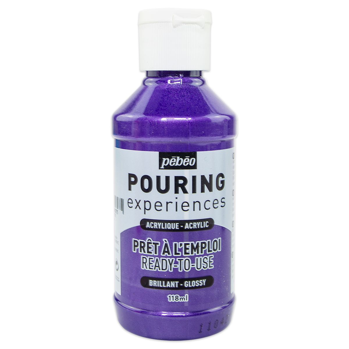 Pouring experiences 118ml metallic violett