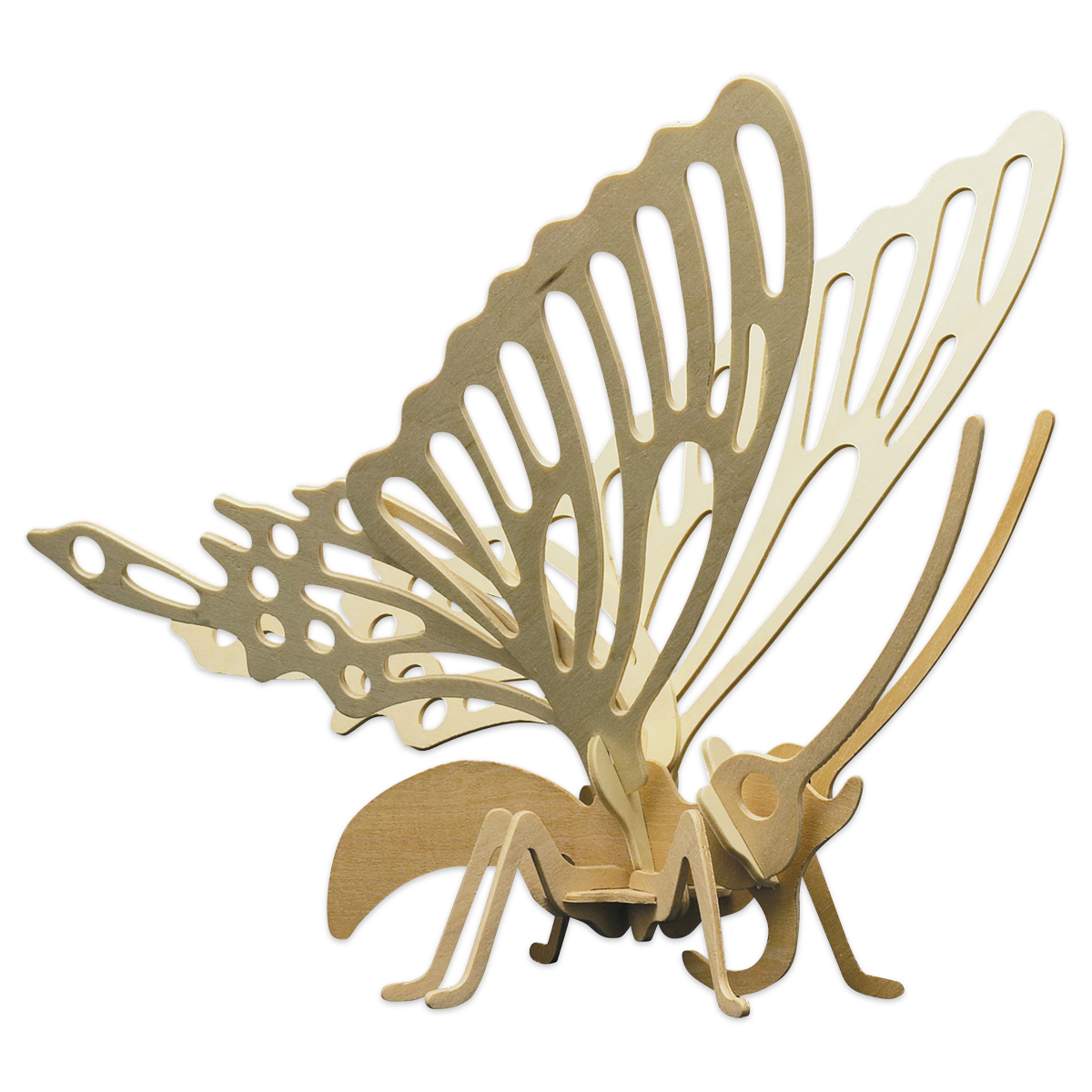 Holzbausatz Schmetterling 34x27cm 16 Teile
