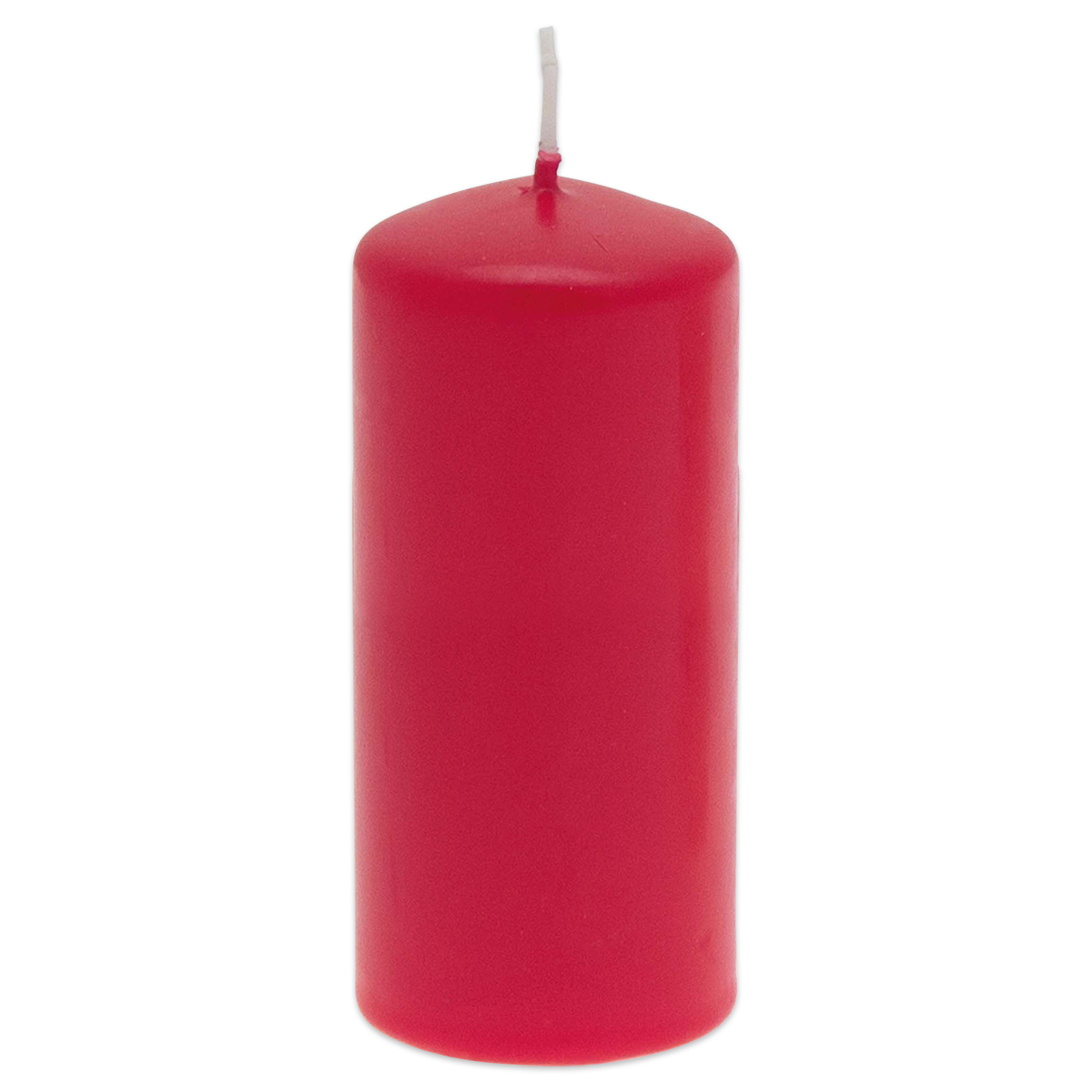 Stumpenkerze ca. 100mm hoch Ø 50mm rot