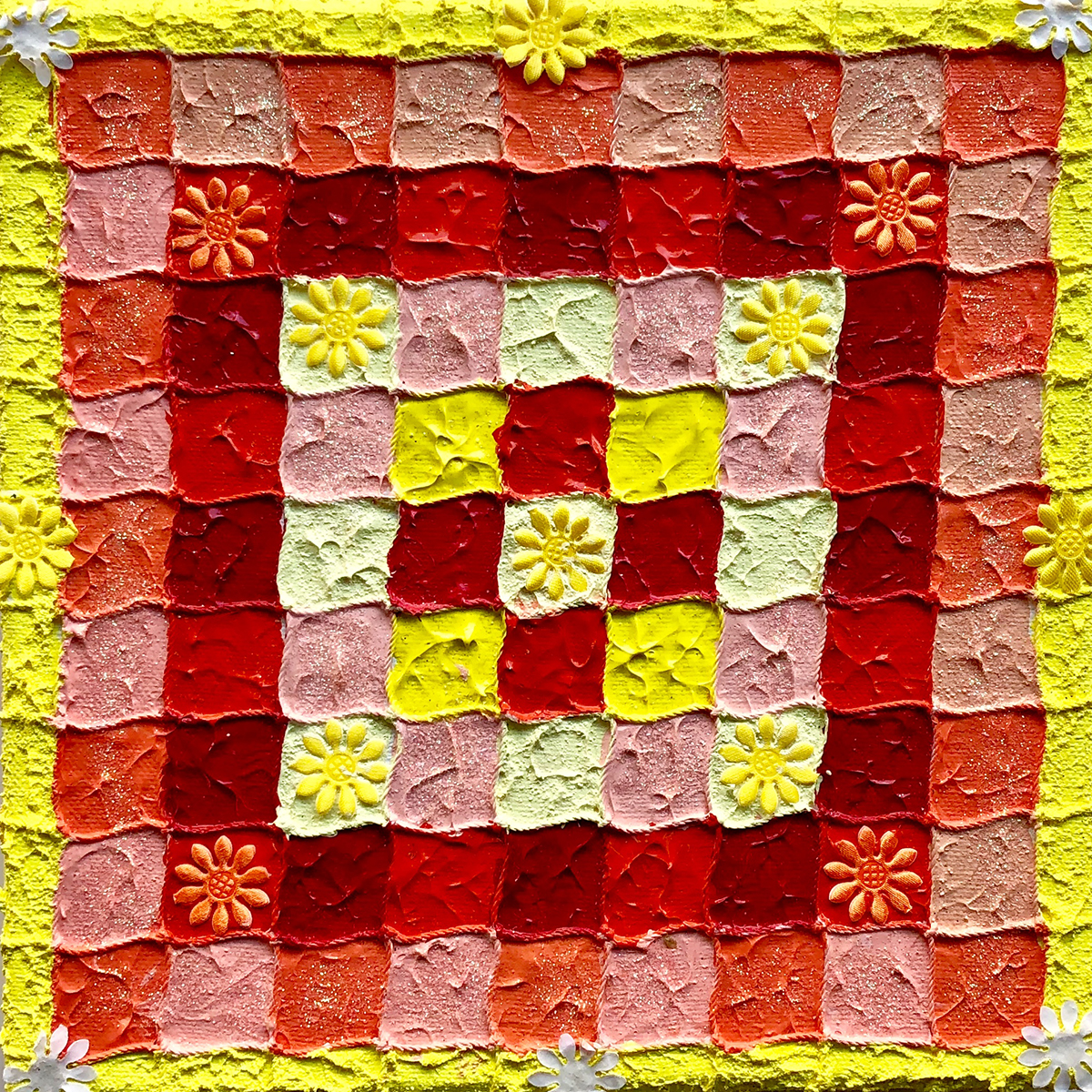 56203030_2 Quadratologo Keilrahmen mit Netz 30x30cm