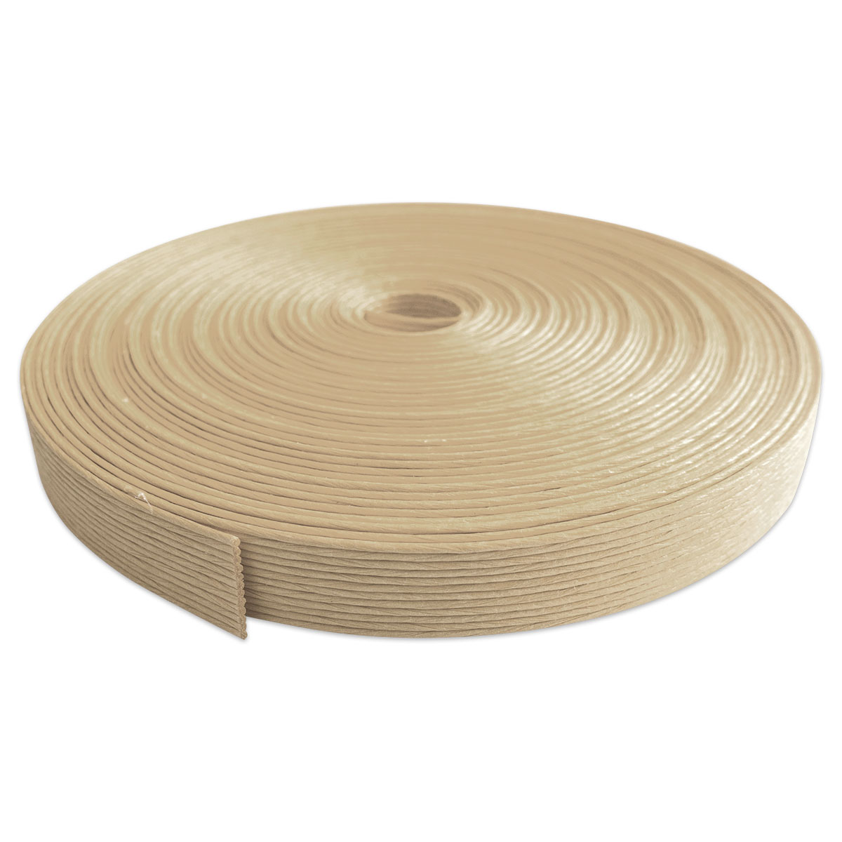 Kamihimo Flechtband Papier 15mm 15m beige