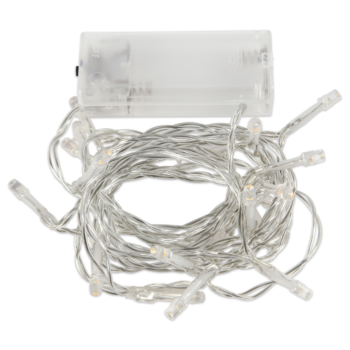 LED-Mini-Lichterkette 20 Lämpchen transparent