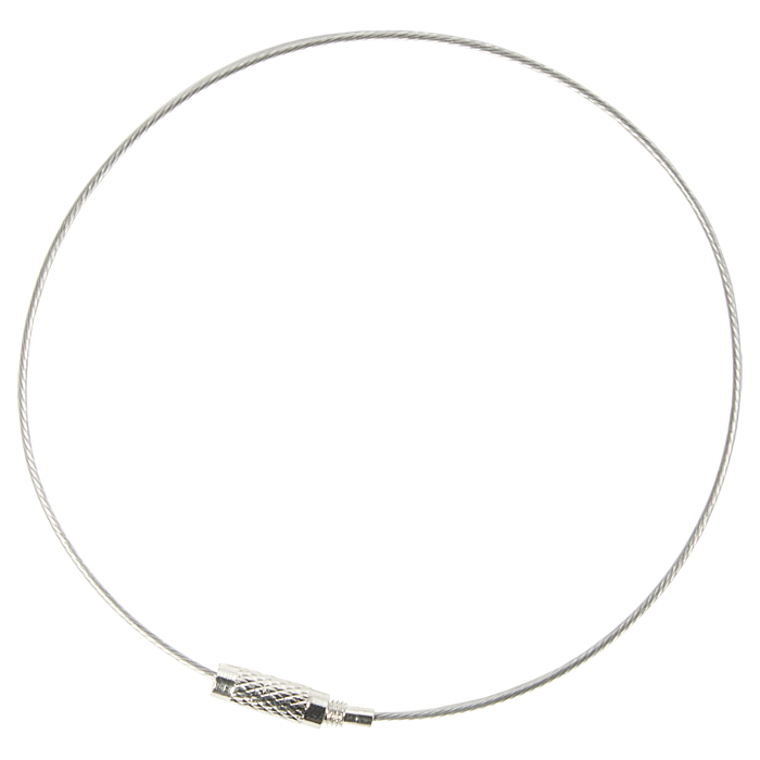 Edelstahlcollier 1-reihig 1mm 45cm