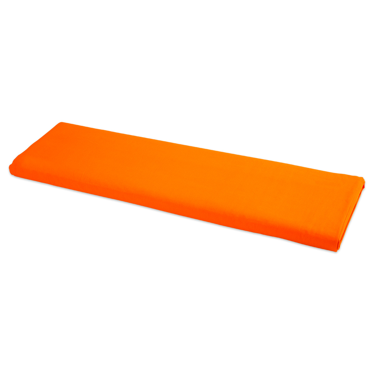 Baumwollstoff Meterware ca. 142cm breit uni orange