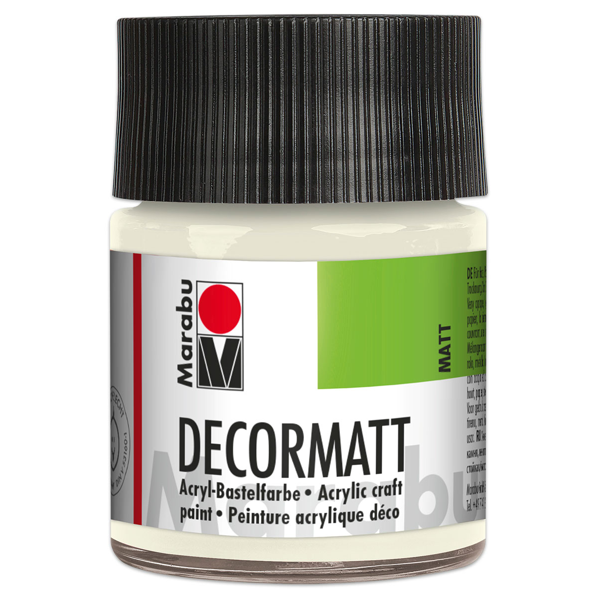 Decorlack Acryl matt - 50ml weiß