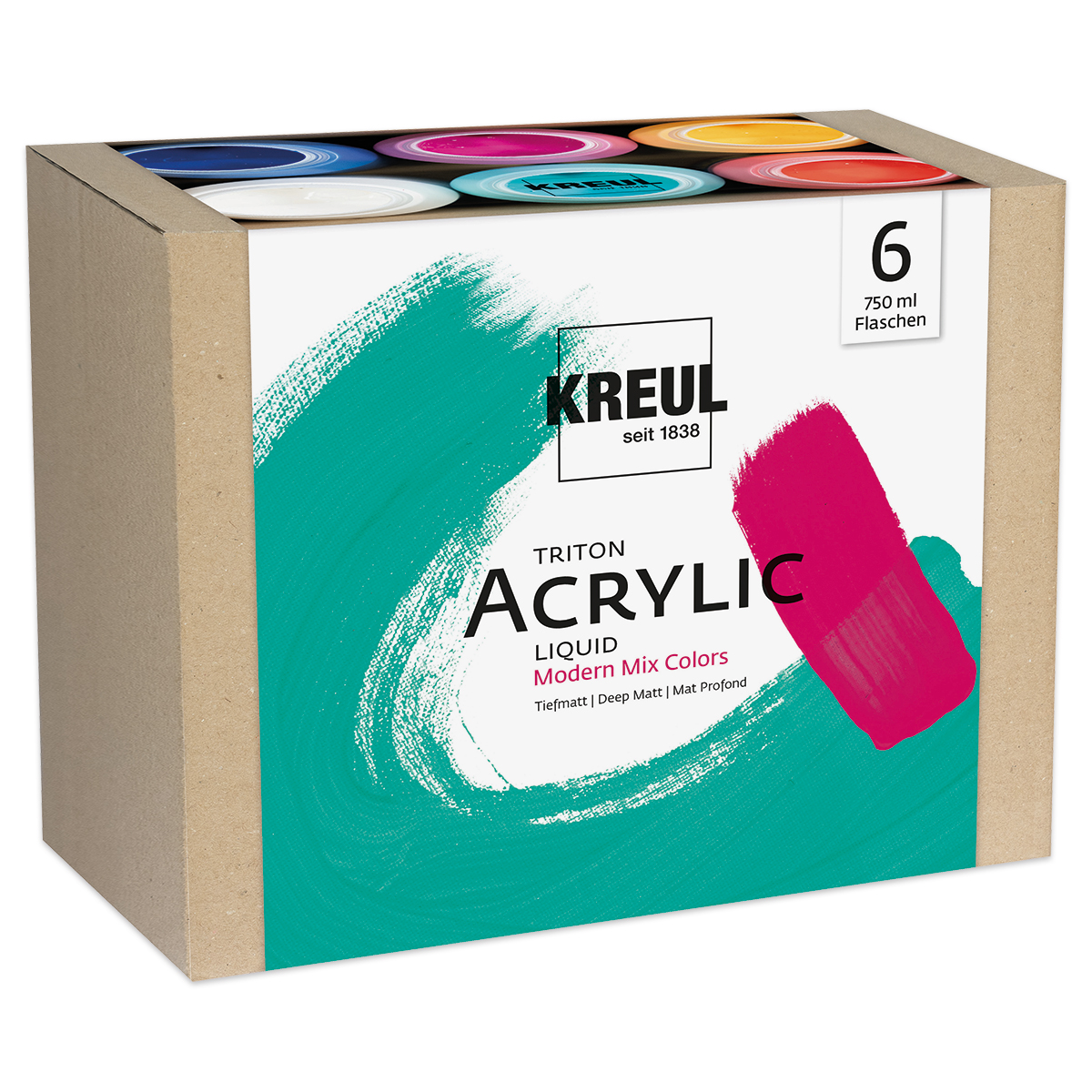 KREUL Triton Acrylic Liquid Set Modern Mix Colors