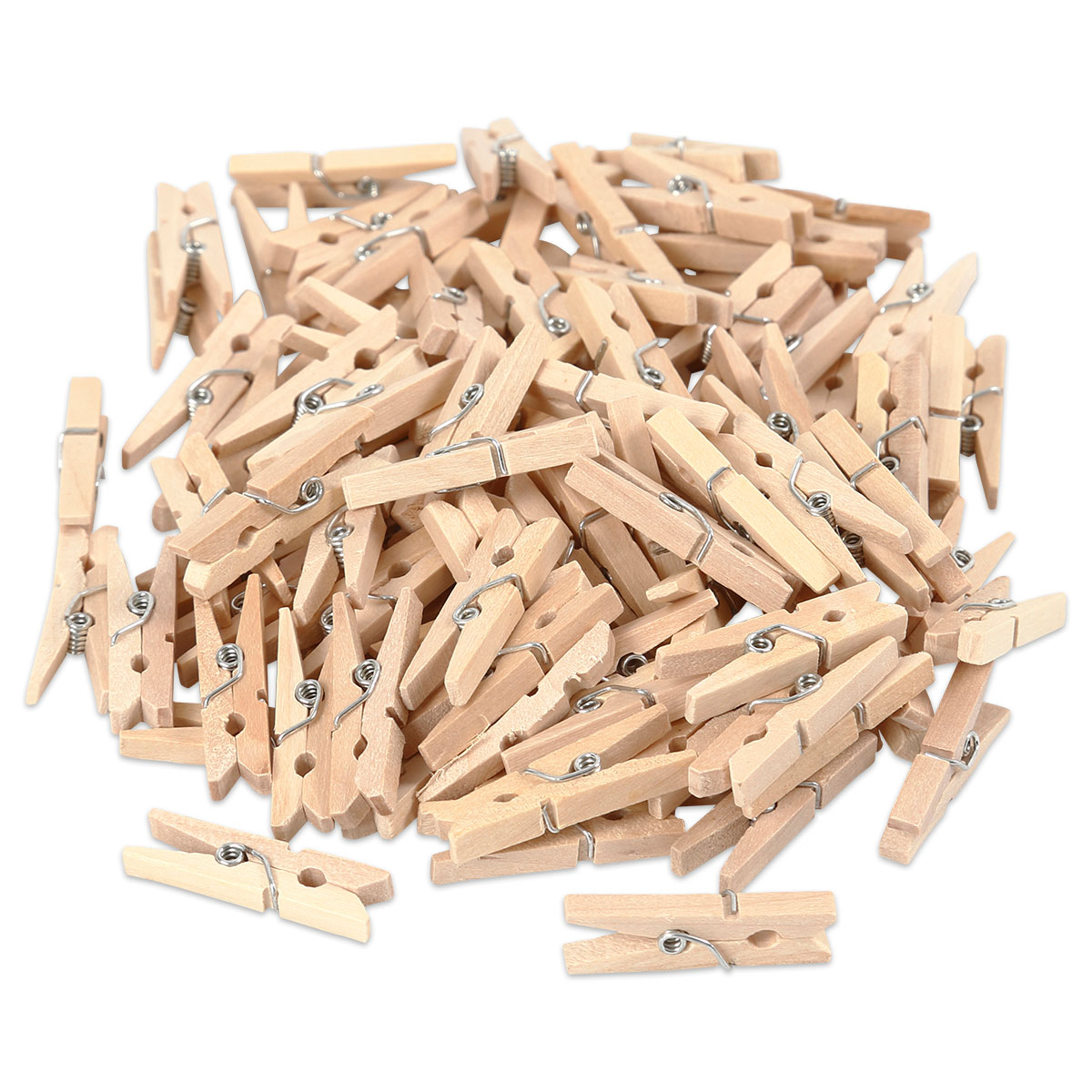 Mini-Klammern Holz 30x3mm 100 St. natur