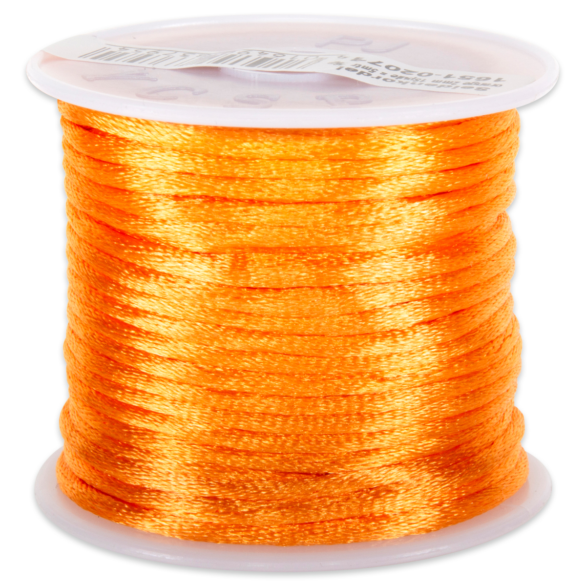 Seidenschnur glänzend 2mm 5m orange