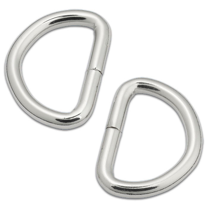 527031206mAQkzZNWf4Cf Gurt-Schlaufe Metall 25mm 2 St. silberf.