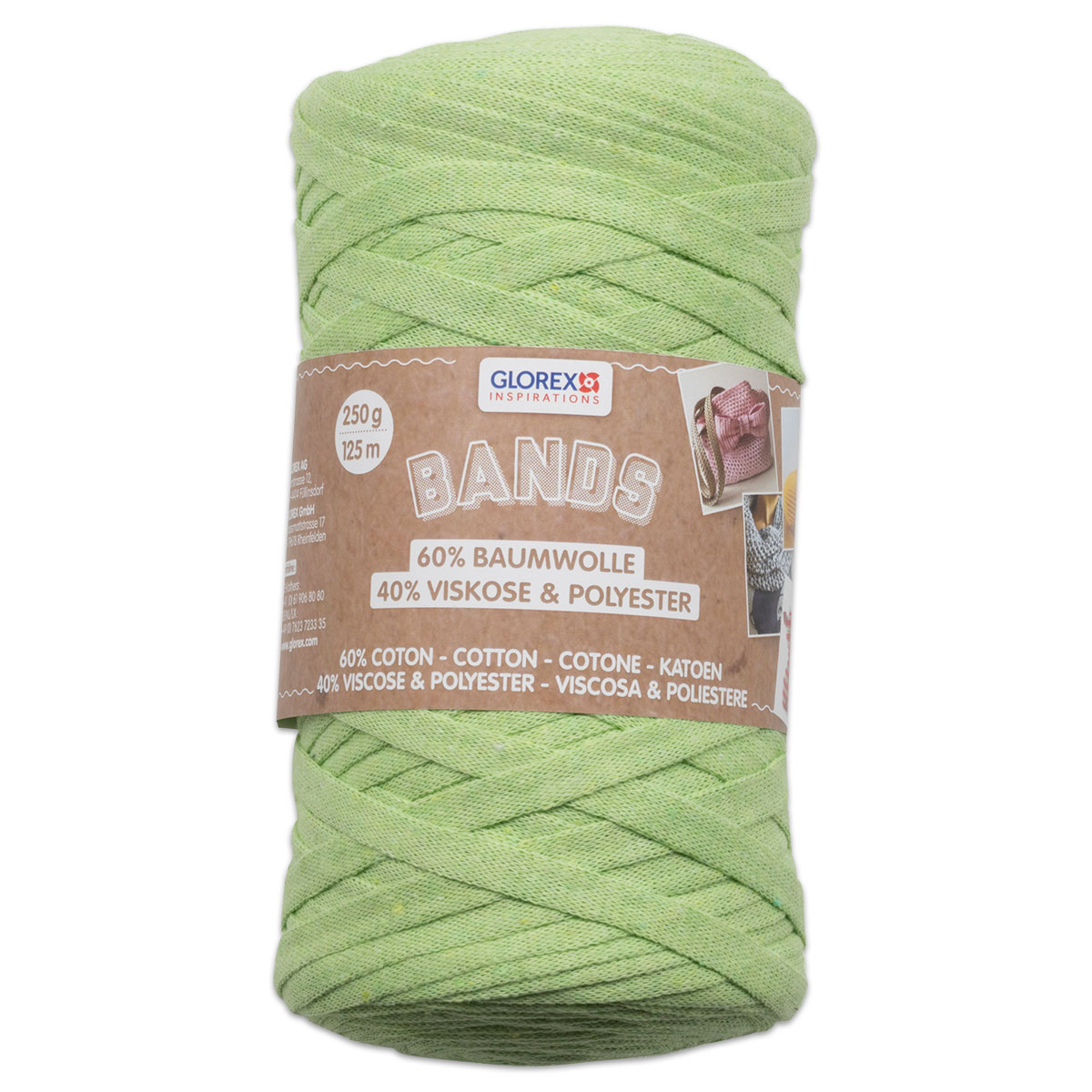 Bands Makramee 250g grün