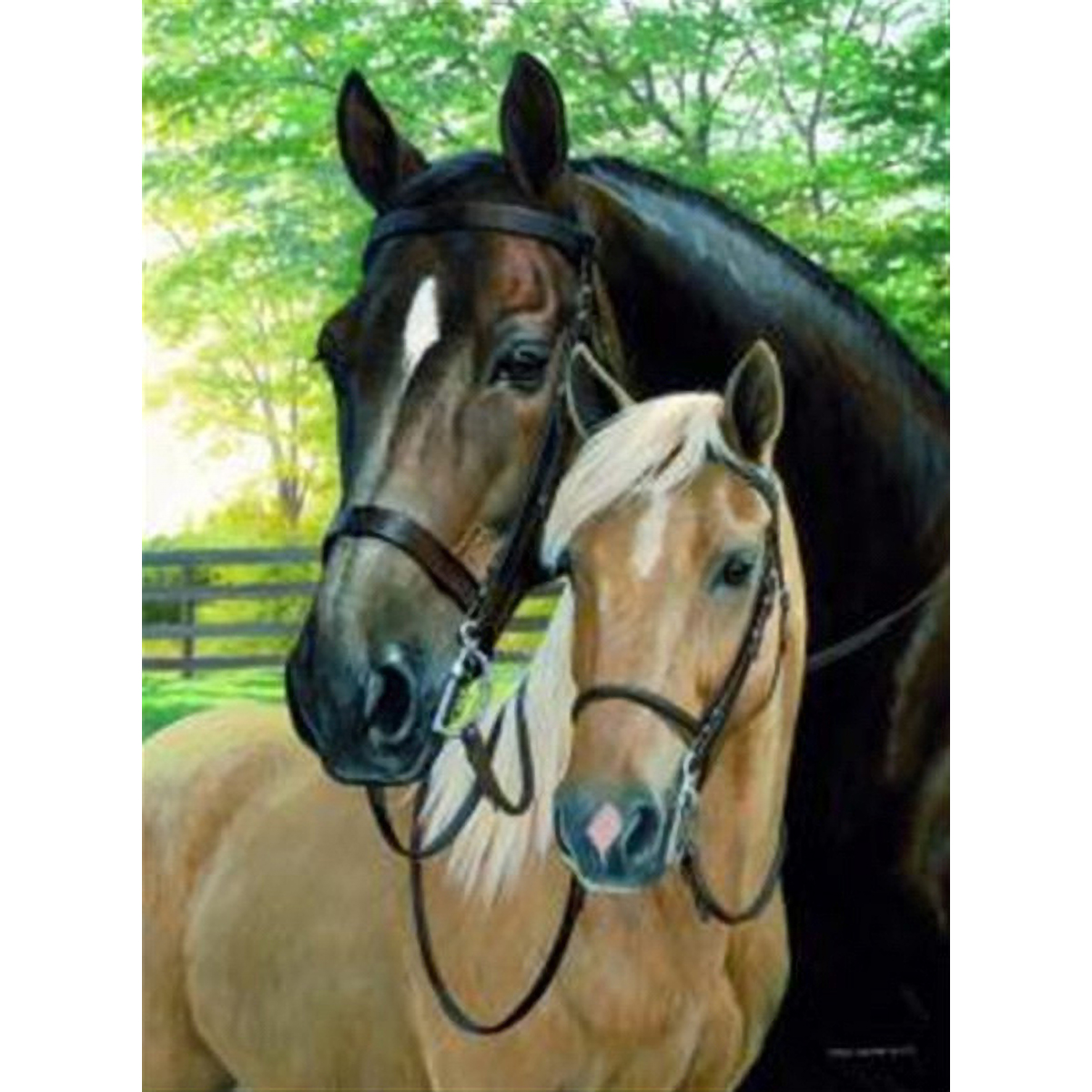 Diamond Painting 30x40cm Pferde