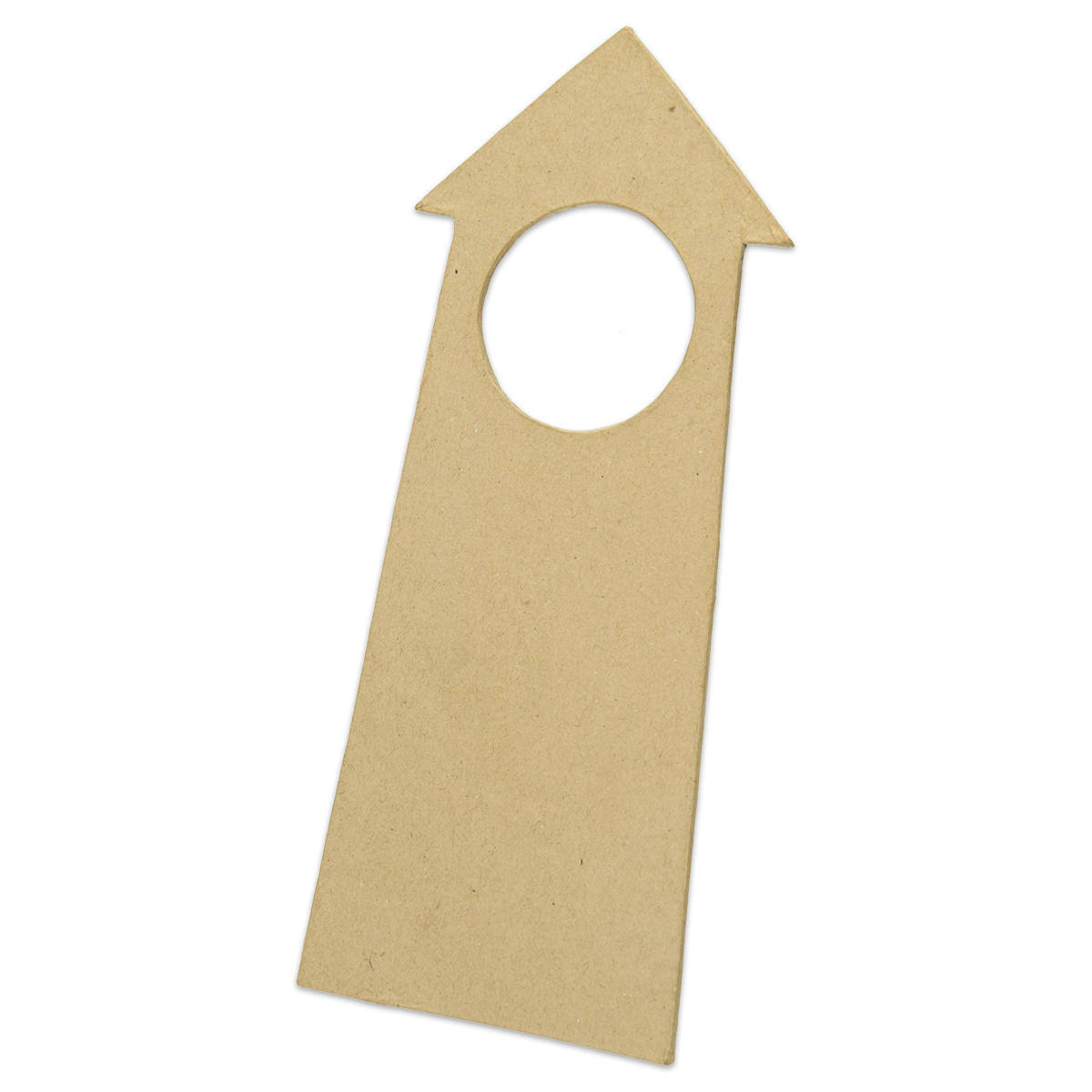 Türhänger Leuchtturm Pappe 4mm 22x9cm natur