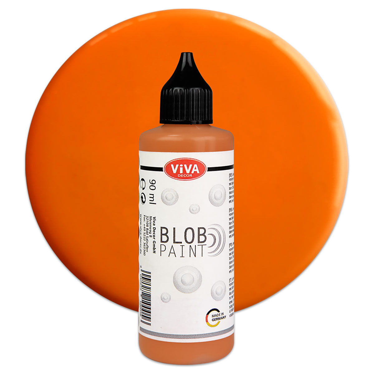 Viva Blob Paint Acrylfarbe 90ml orange