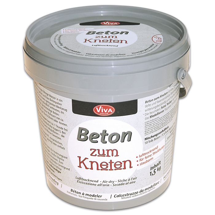 Beton zum Kneten lufttrocknend 1,5kg
