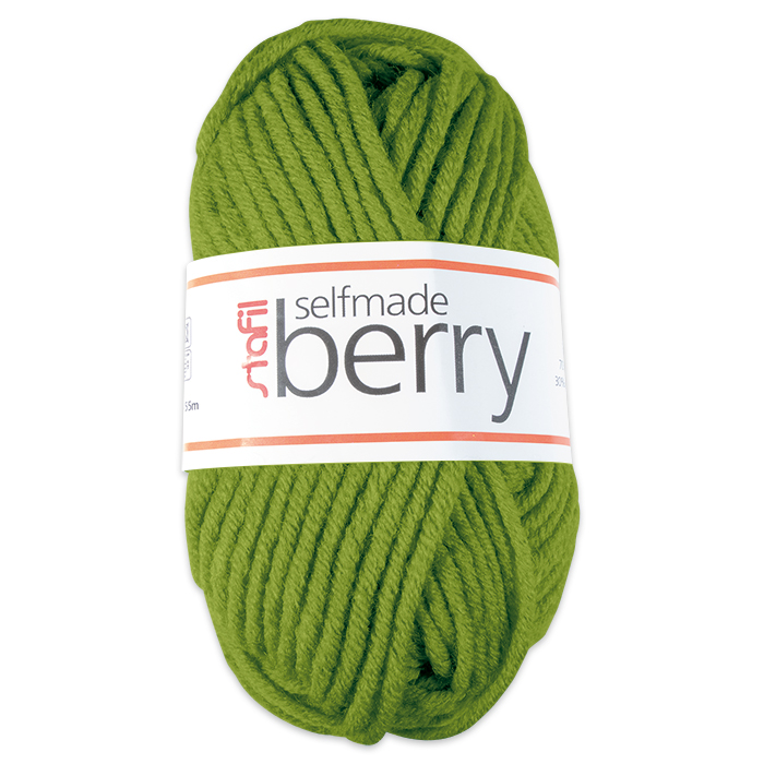 Wolle Berry 6-7mm 50g apfelgrün