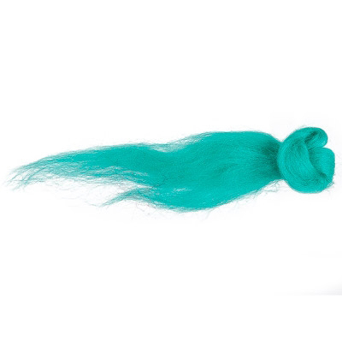 Kammzugwolle Merino 50g blaugrün