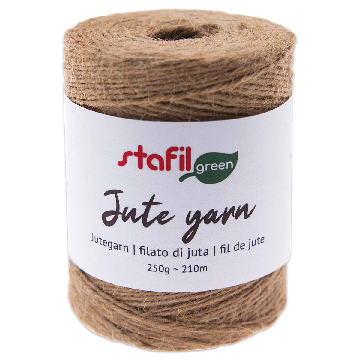 Jutegarn Ø 2mm 250g natur