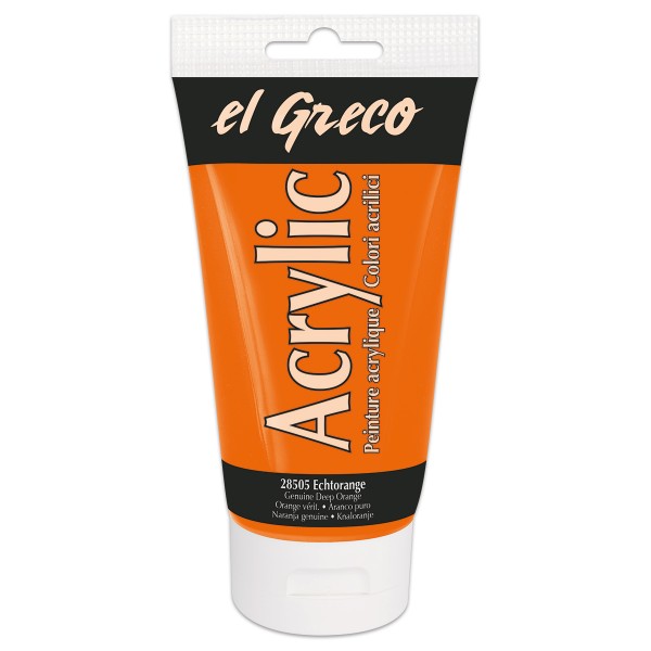 el Greco Acrylic 150ml echtorange