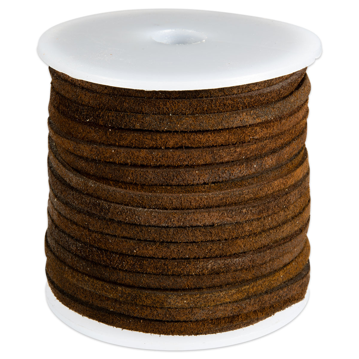 Lederflachriemchen 3mm 25m braun