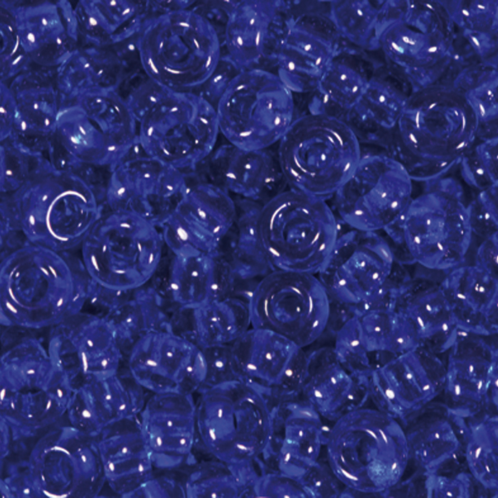 Rocailles transparent 2,6mm 500g aqua