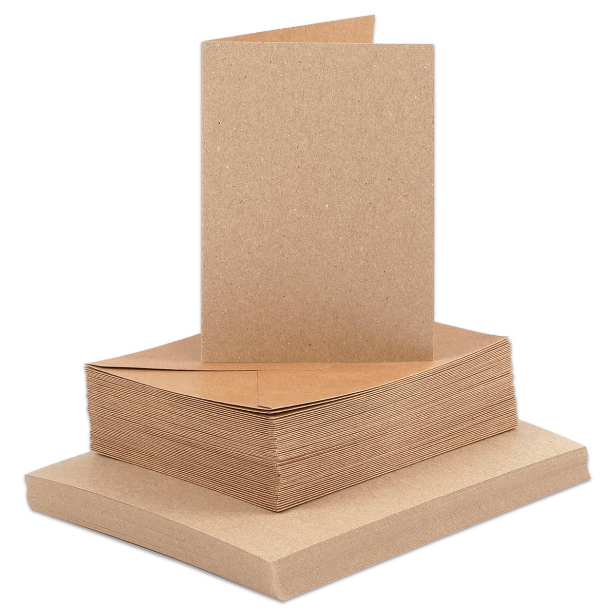 Doppelkarten ca.10,5x15cm 240g/m² 50 St. natur