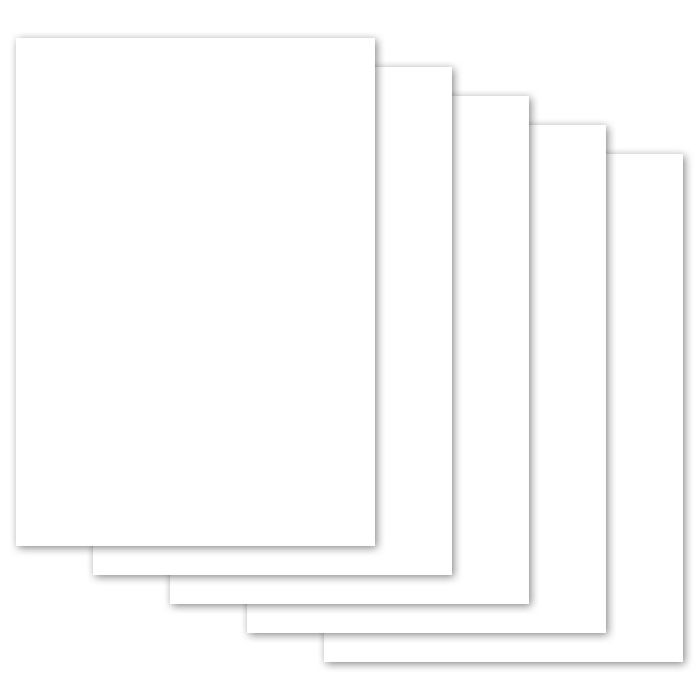 Plakatkarton 380g/m² 48x68cm 10 Bl. weiß