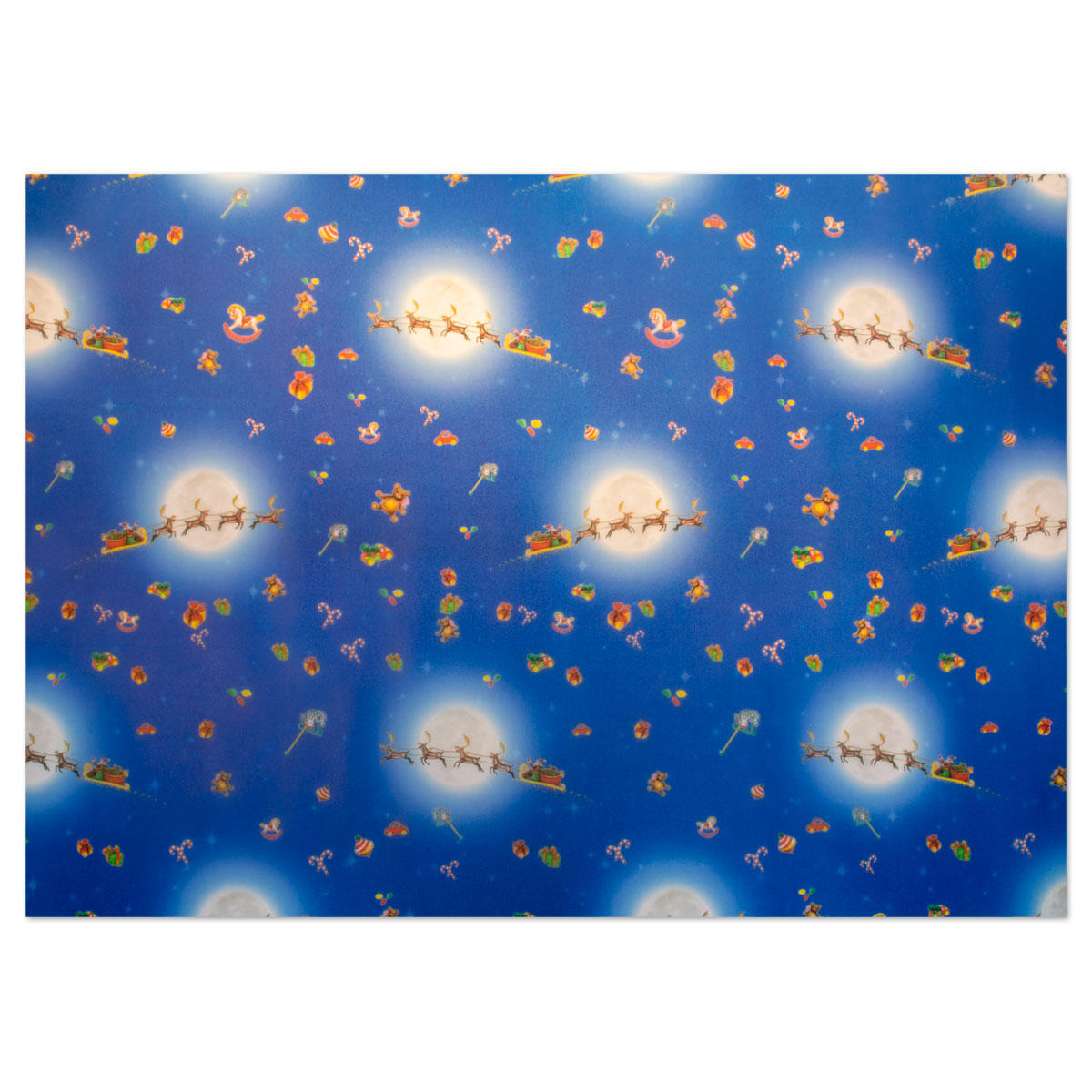 Transparentpapier 50,5x70cm 5 Rollen Rentierschlitten