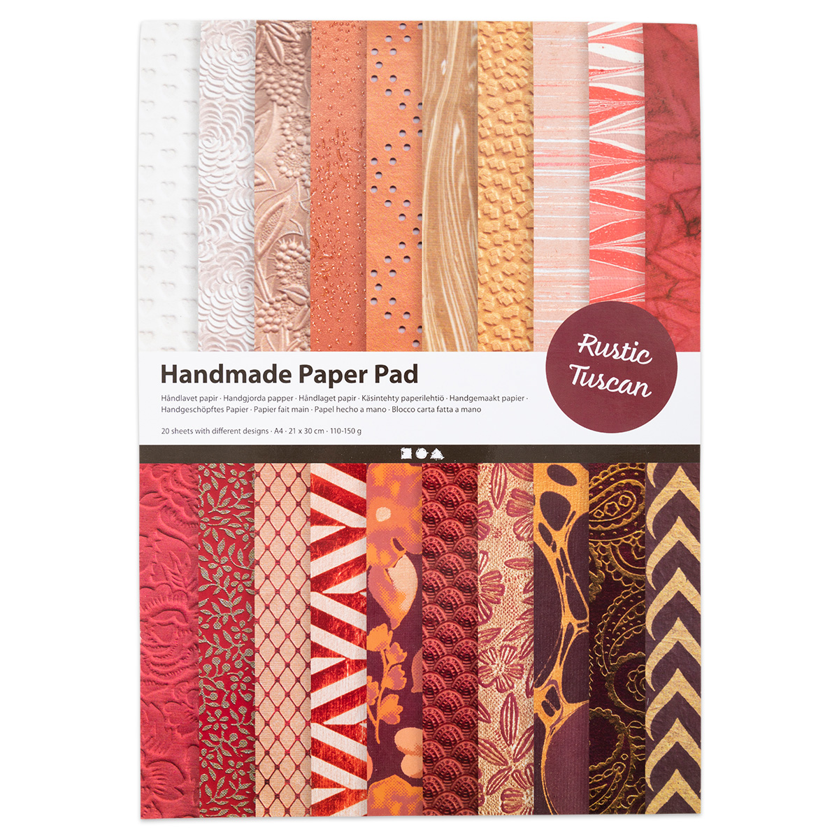 Handgeschöpftes Papier DIN A4 20 Bl. Rustic Turcan