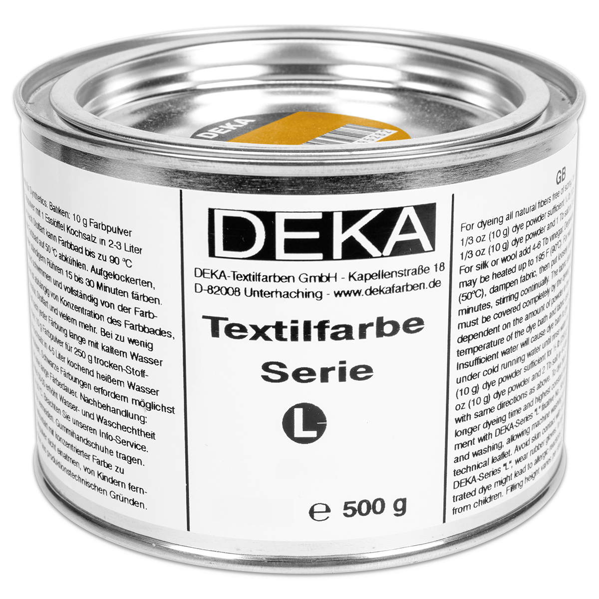 Deka-Serie L Textilfarbe 500g altgold