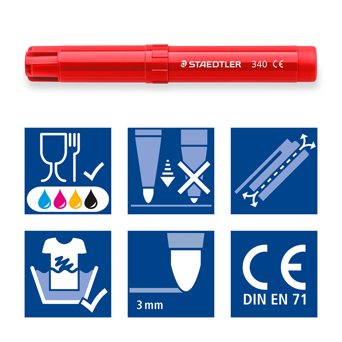 Noris 340 12 Jumbo-Fasermaler Noris 340 12 Jumbo-Fasermaler