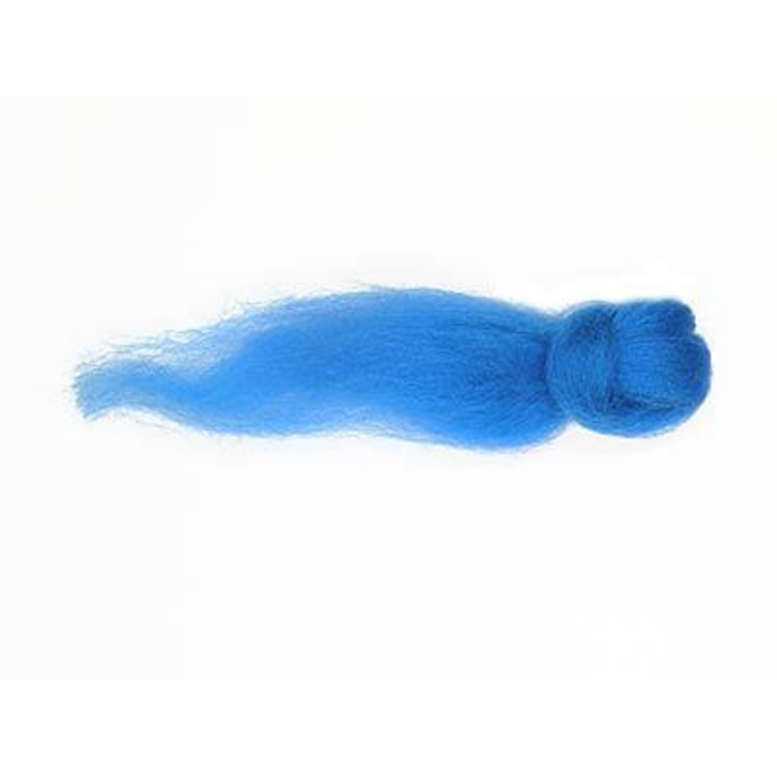 Kammzugwolle Merino 50g royalblau