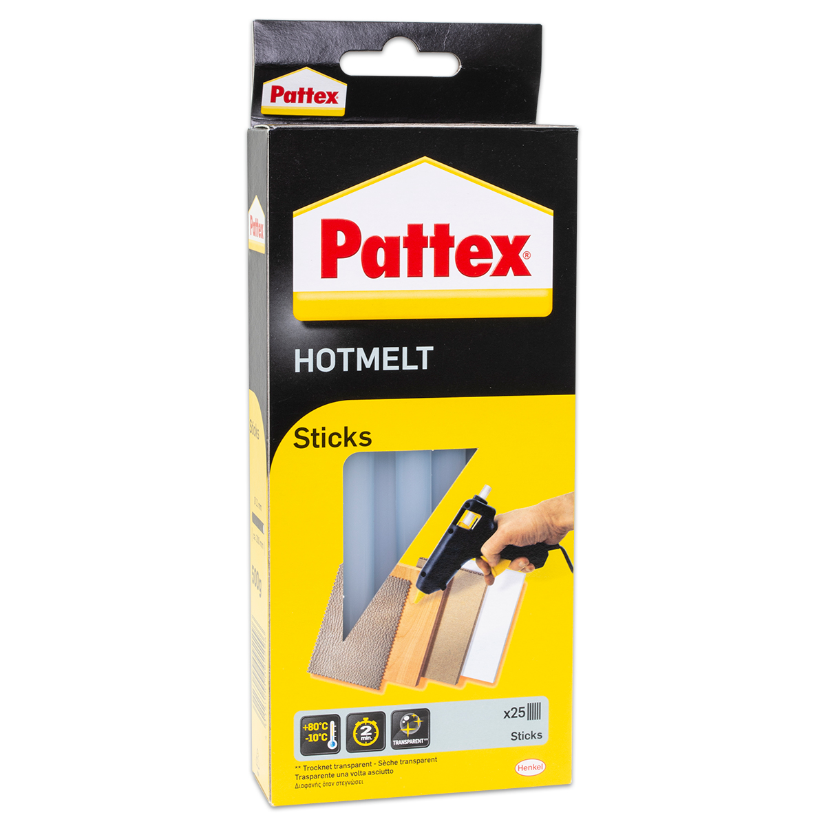 Pattex Hot Sticks Ø11mm 20cm 500g 25 St. transp.