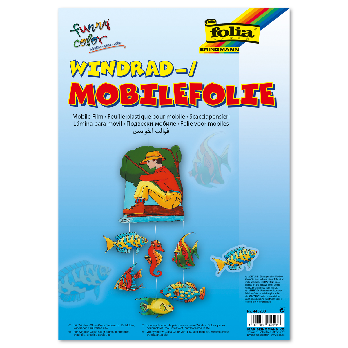 Mobilefolie 0,4mm 23x33cm 5 Bl. transparent