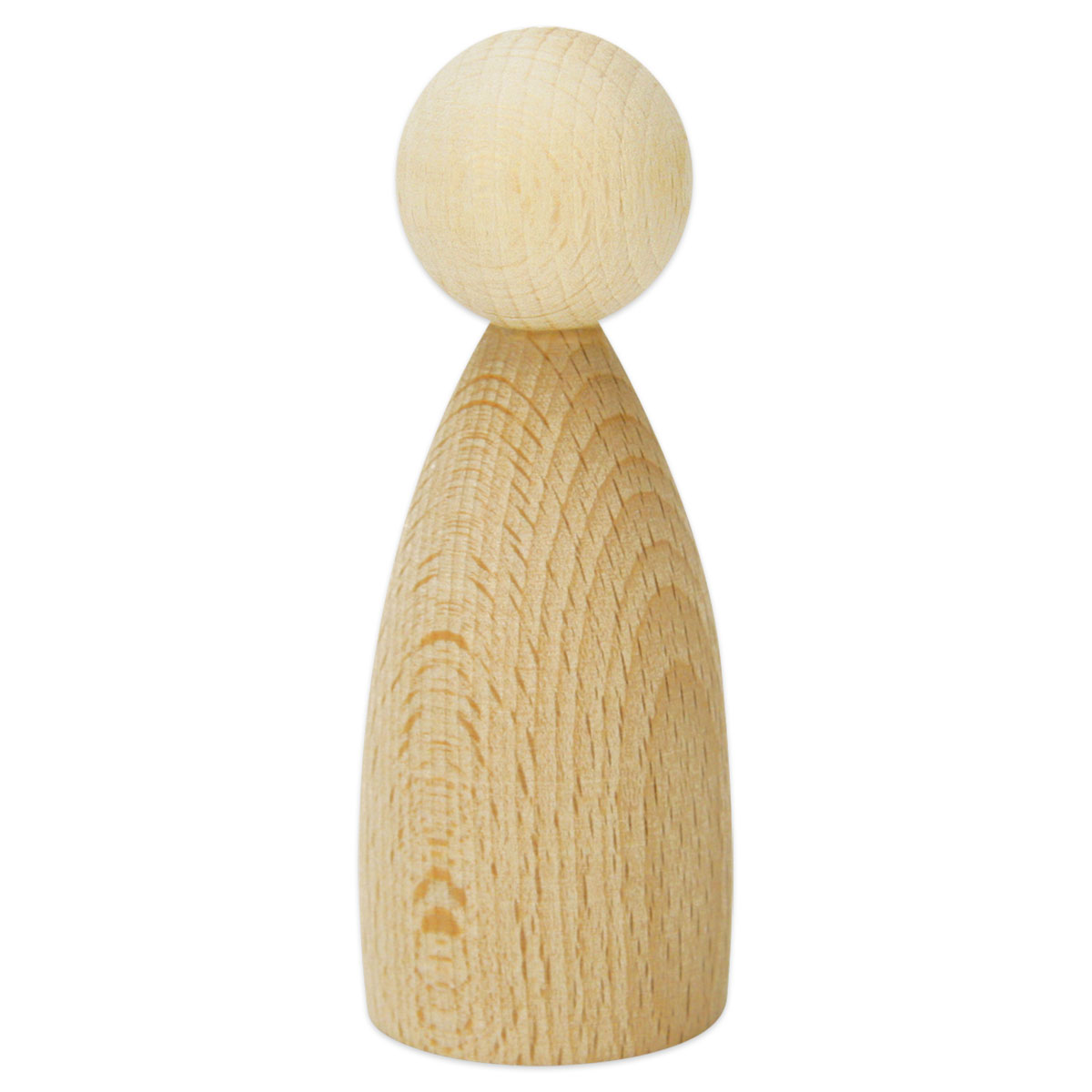 Figurenkegel Buchenholz ca. Ø38mm 100mm