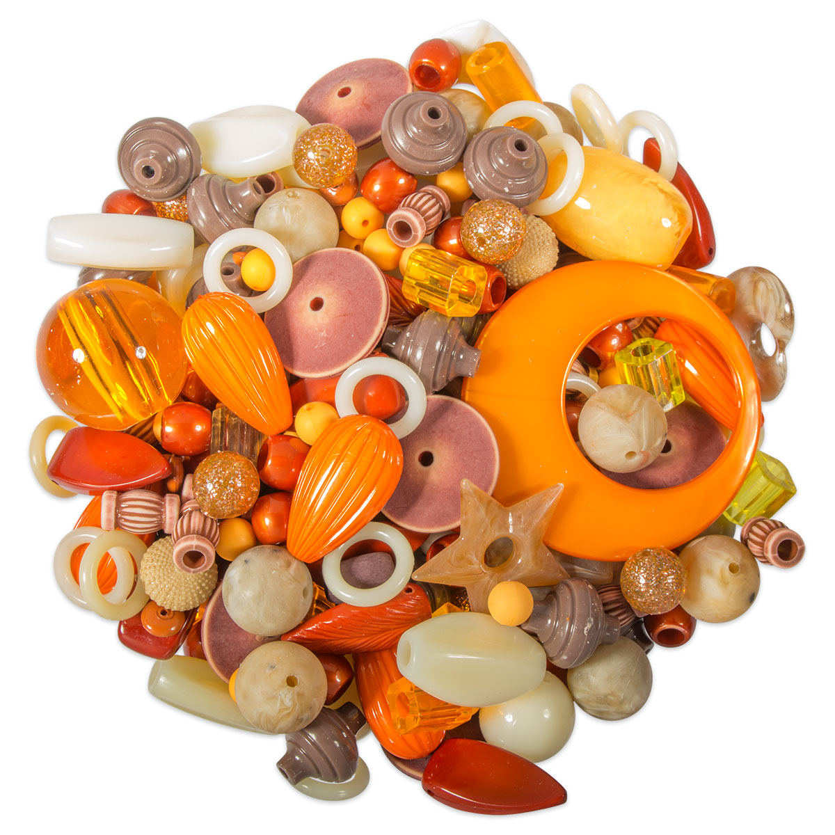 578001127jKLc3d6kOgqR Kunststoffperlen-Mix 4-40mm braun/orange satt
