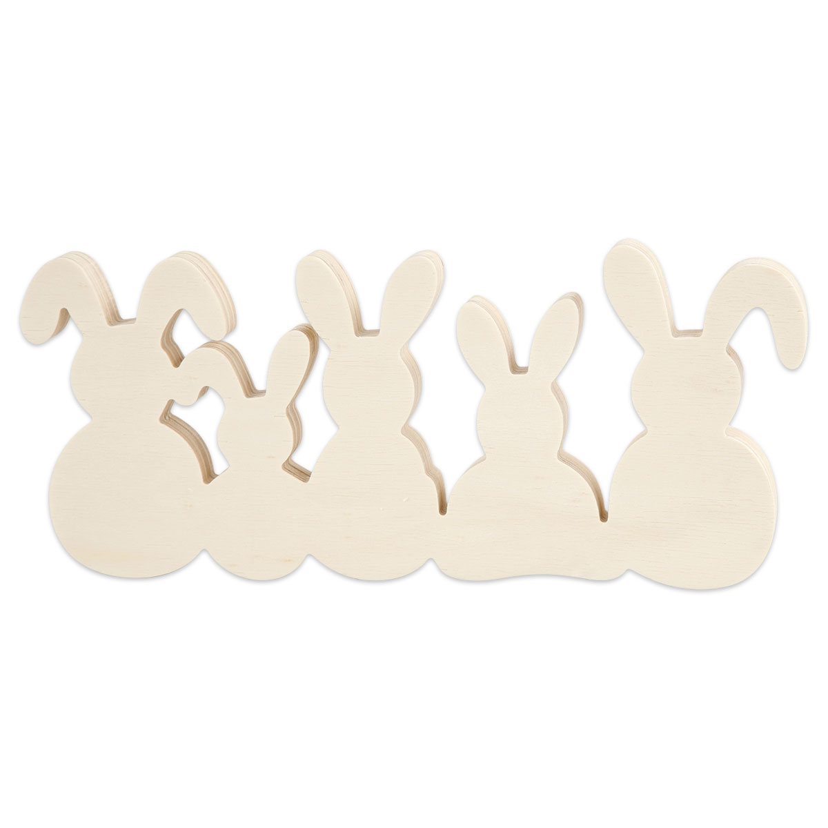 50357936ZeuaJBZVjcIBh Hasen aus Holz 30x11x2cm natur