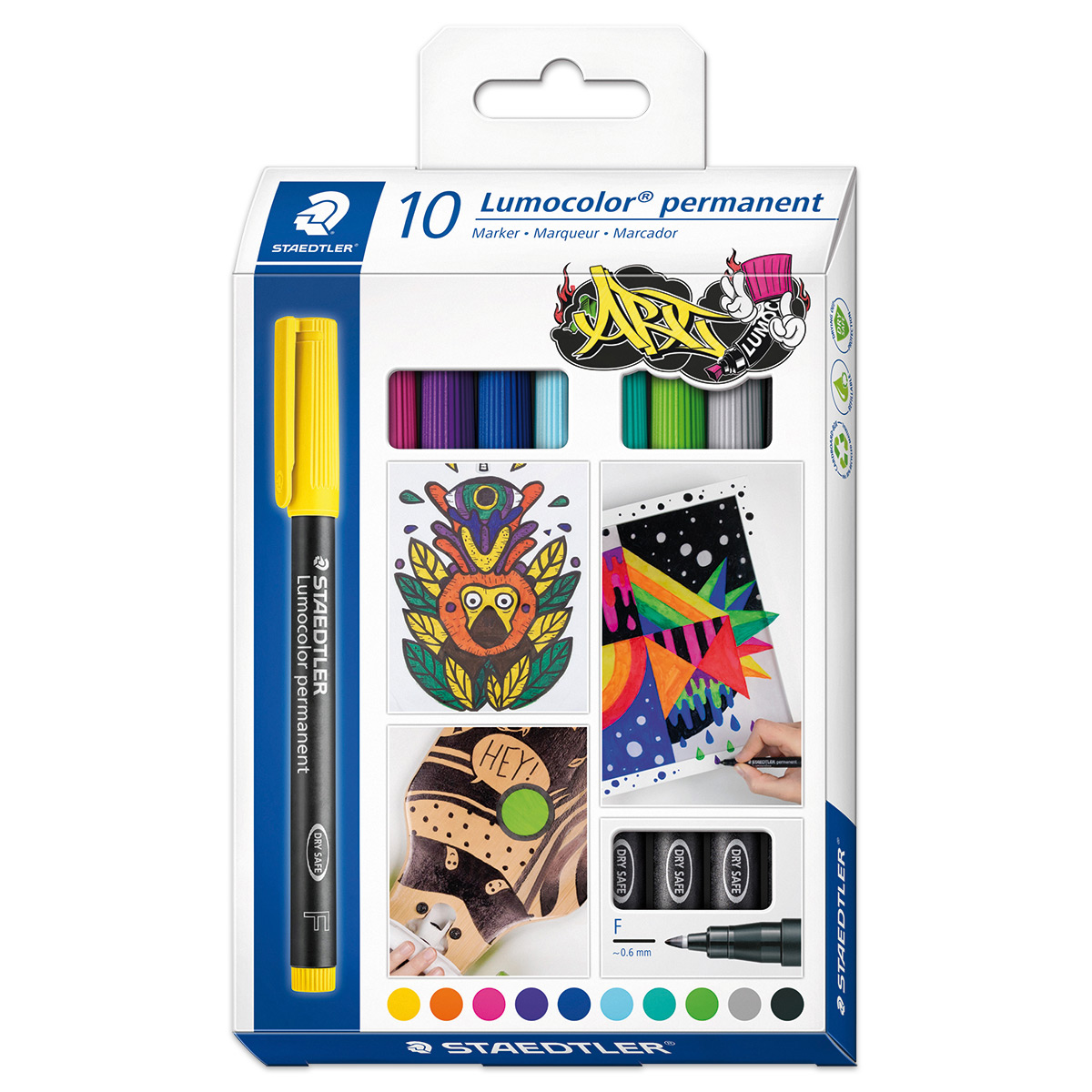 Lumocolor permanent Universalmarker 10 St./Farben