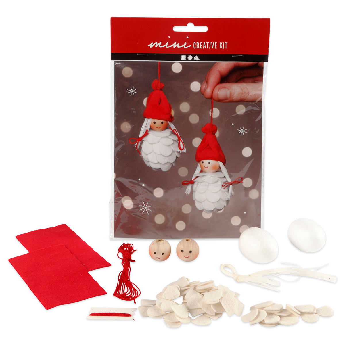 Mini-Kreativset Weihnachtsfeen ca. 8cm