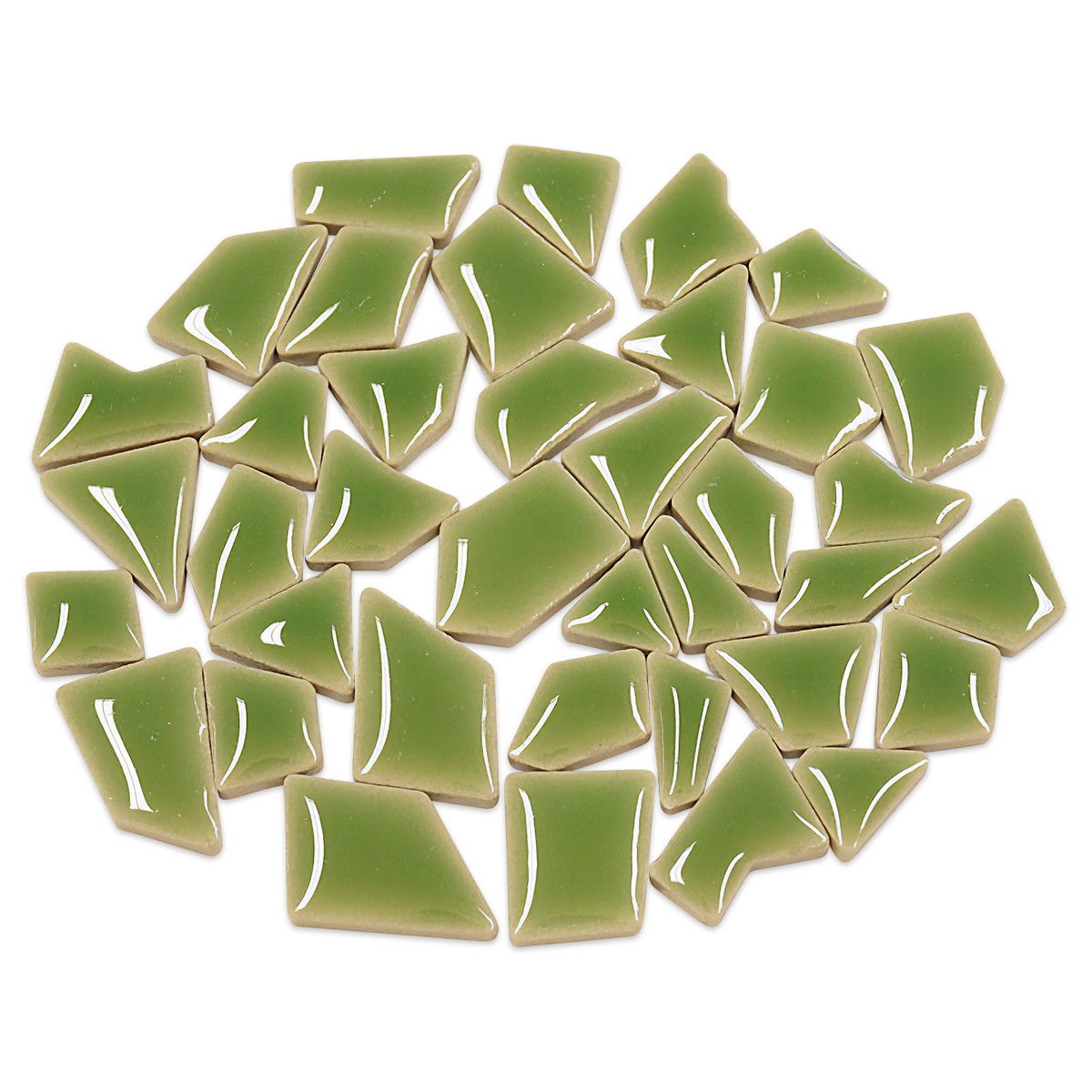 Flip-Keramik Mini 500g schilfgrün