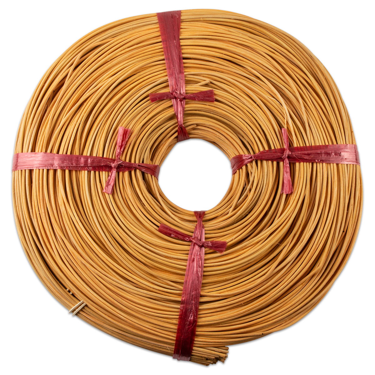 Peddigrohr 2,2mm 500g gebündelt Orangeton