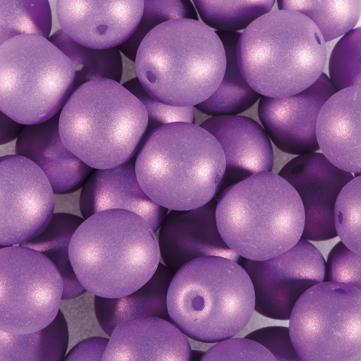 Glasperlen Schimmer 4mm 75 St. violett