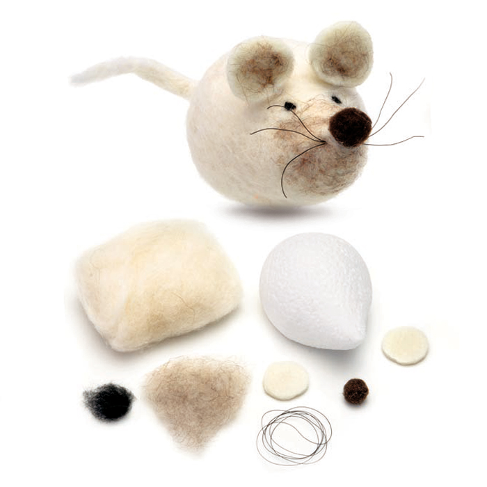 54902604Z5sCsqJCUxJz5 Filz-Bastelset 12x6cm Maus cremefarben