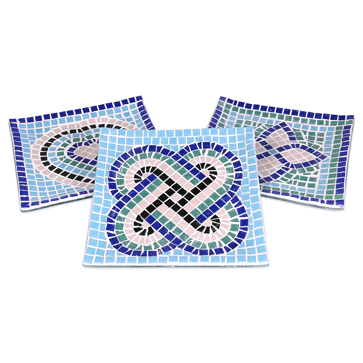 Glasmosaik Joy 20x20x4mm 200g blau mix Glasmosaik Joy 20x20x4mm 200g blau mix