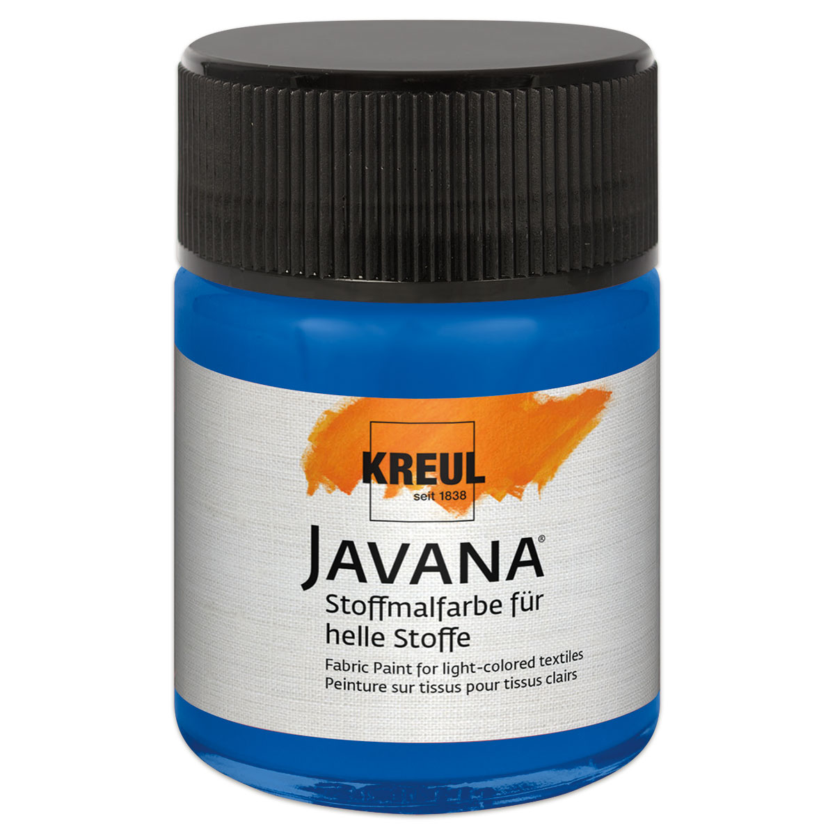 KREUL Javana Stoffmalfarbe helle Stoffe 50ml royalblau