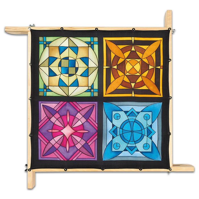 546378piL2svAzC31MB Tuch Gutta schwarz 55x55cm Cici naturweiß