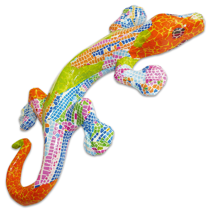 Decoupagepapier Mosaik grellbunt